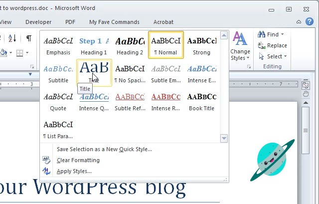 ایجاد استایل های دلخواه