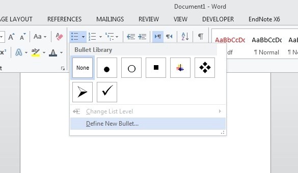 ساخت لیست های نشانه دار دلخواه و استایل در ورد- آموزشگاه غرب تهران