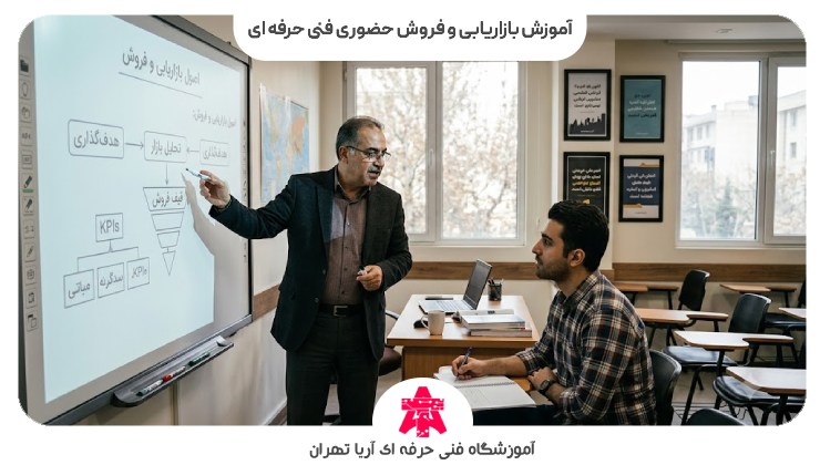 آموزش بازاریابی و فروش حضوری فنی حرفه ای