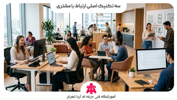 سه تکنیک اصلی ارتباط با مشتری