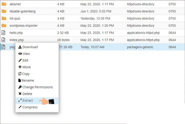 آموزش نصب افزونه وردپرس در هاست cpanel