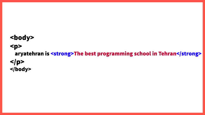 تگ strong یکی از مهمترین تگ های html برای سئو