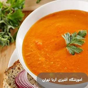 پخت غذاهای گیاهی آش و سوپ