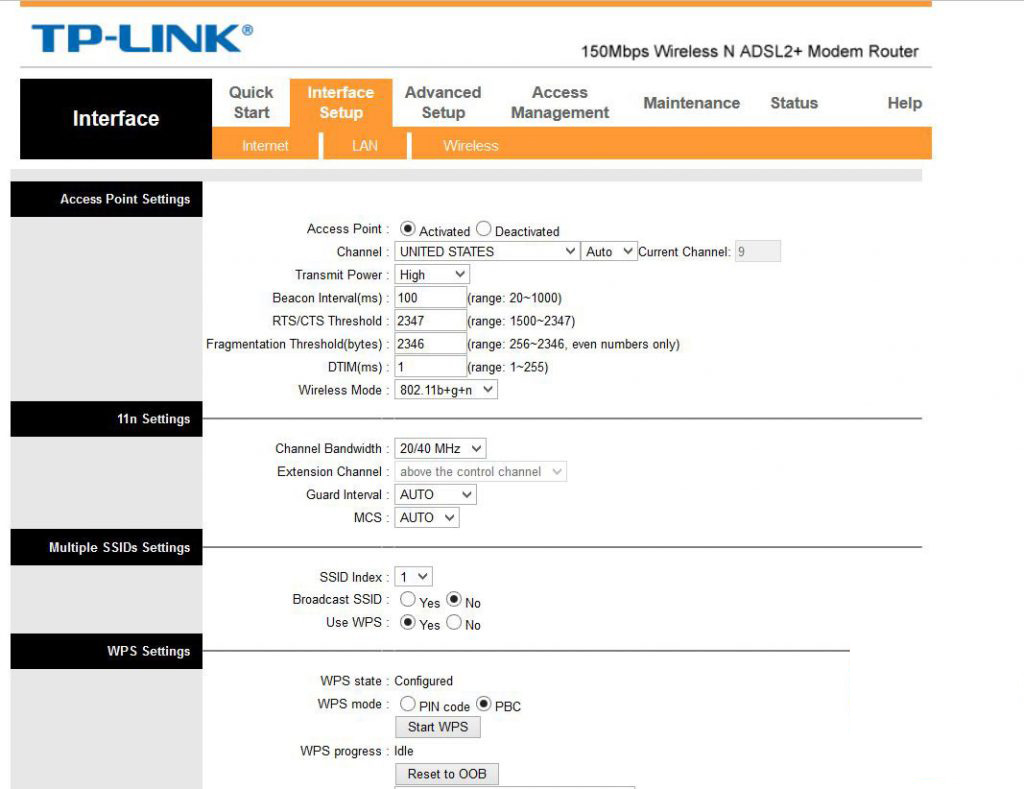 مخفی کردن وای فای مودم تی پی لینک
