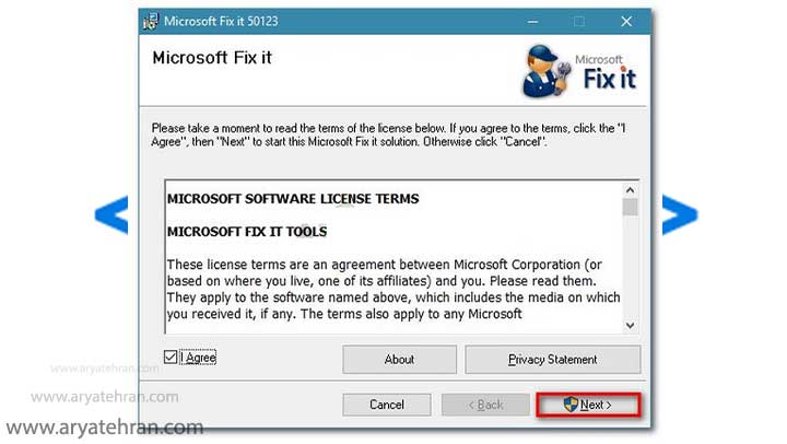 رفع ارور the Selection is Locked با نصب برنامه  Microsoft FixI 