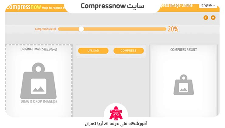 کم کردن حجم تصاویر آنلاین با Compressnow