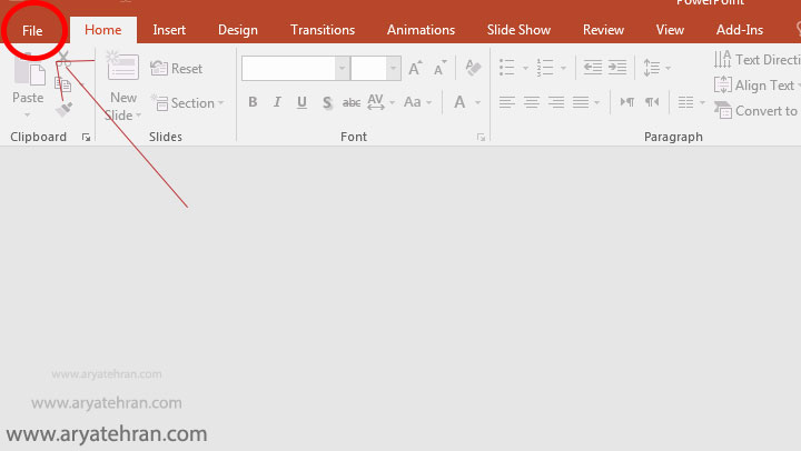 تبدیل پاورپوینت به فیلم