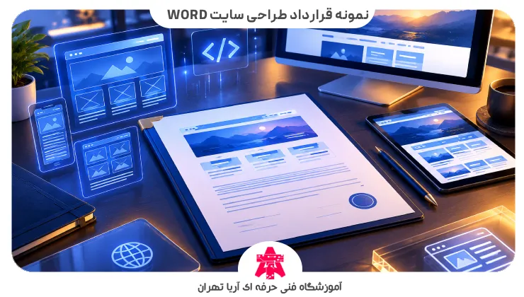 نمونه قرارداد طراحی سایت word
