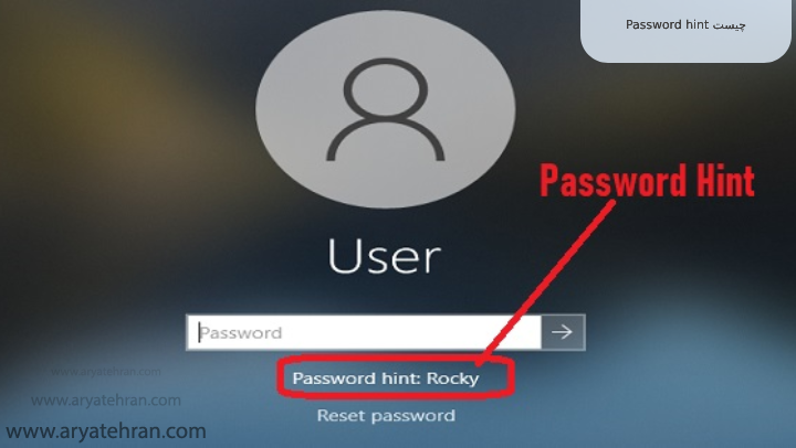 Password hint چیست