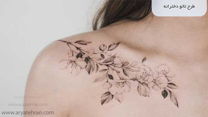 طرح تاتو دخترانه