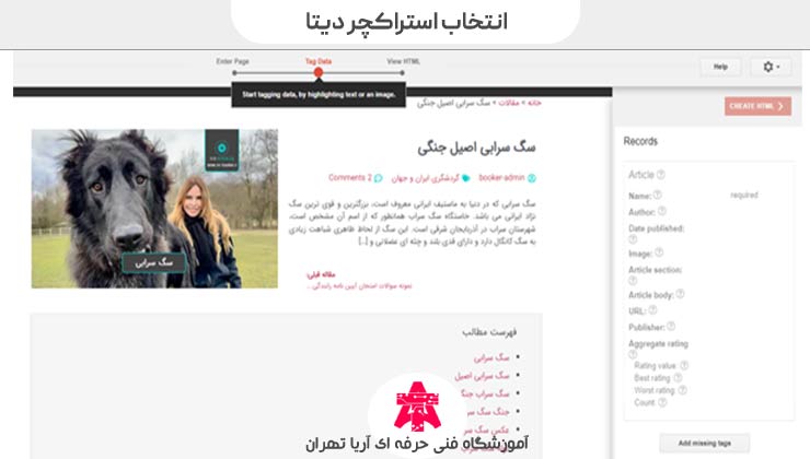 انتخاب-استراکچر-دیتا