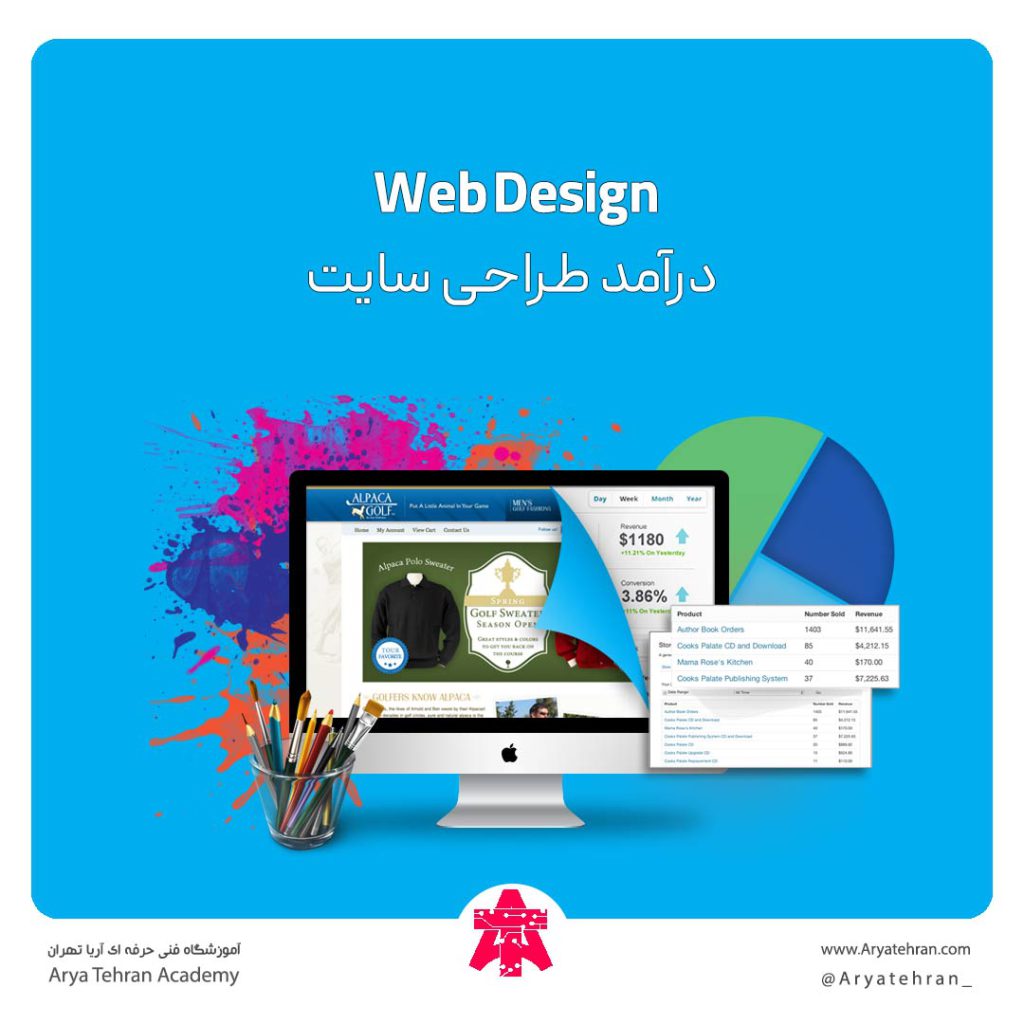 درآمد طراحی سایت
