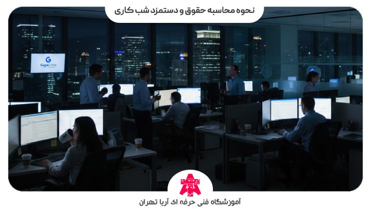 نحوه محاسبه حقوق و دستمزد شب کاری