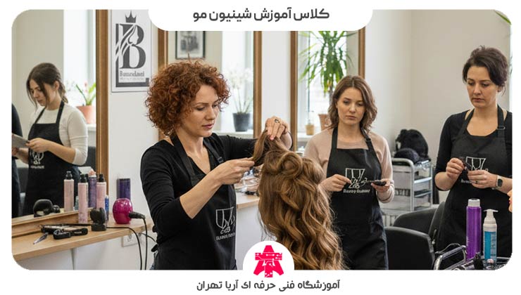 کلاس آموزش شینیون مو