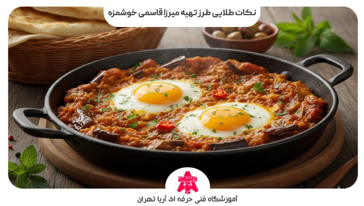 نکات طلایی طرز تهیه میرزا قاسمی خوشمزه