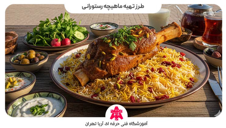 طرز تهیه ماهیچه رستورانی