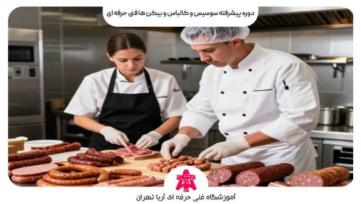 دوره پیشرفته سوسیس و کالباس و بیکن ها فنی حرفه ای