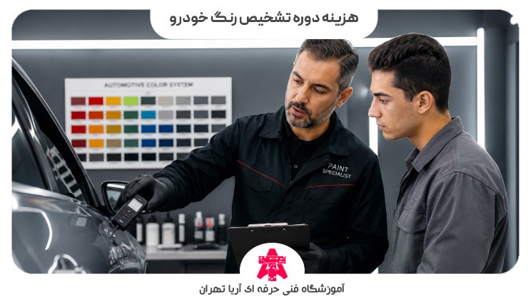 هزینه دوره تشخیص رنگ خودرو