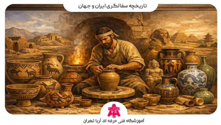 تاریخچه سفالگری ایران و جهان