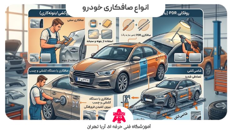 انواع صافکاری خودرو