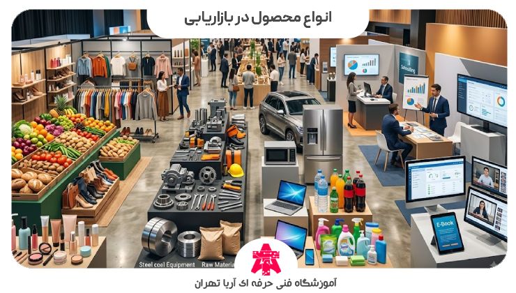 انواع محصول در بازاریابی