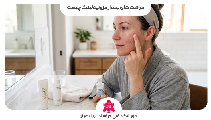 مراقبت های بعد از مزونیدلینگ چیست