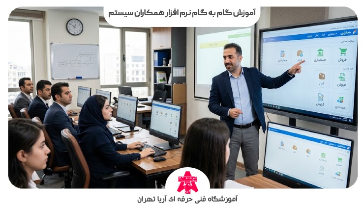 آموزش گام به گام نرم افزار همکاران سیستم